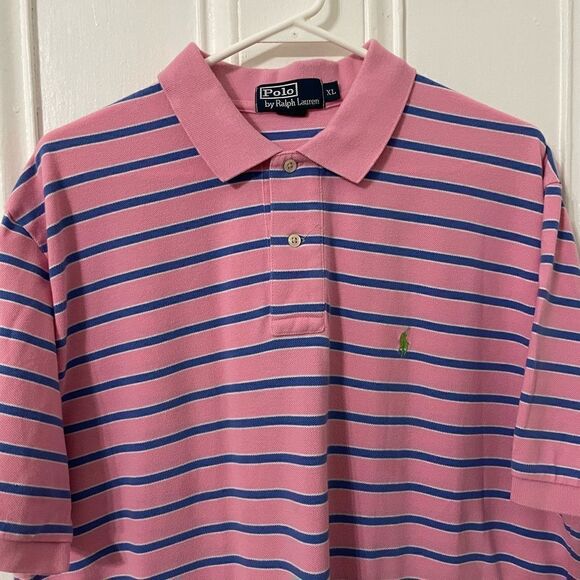 VINTAGE Polo Ralph Lauren short sleeve collar shirt - Picture 2 of 4